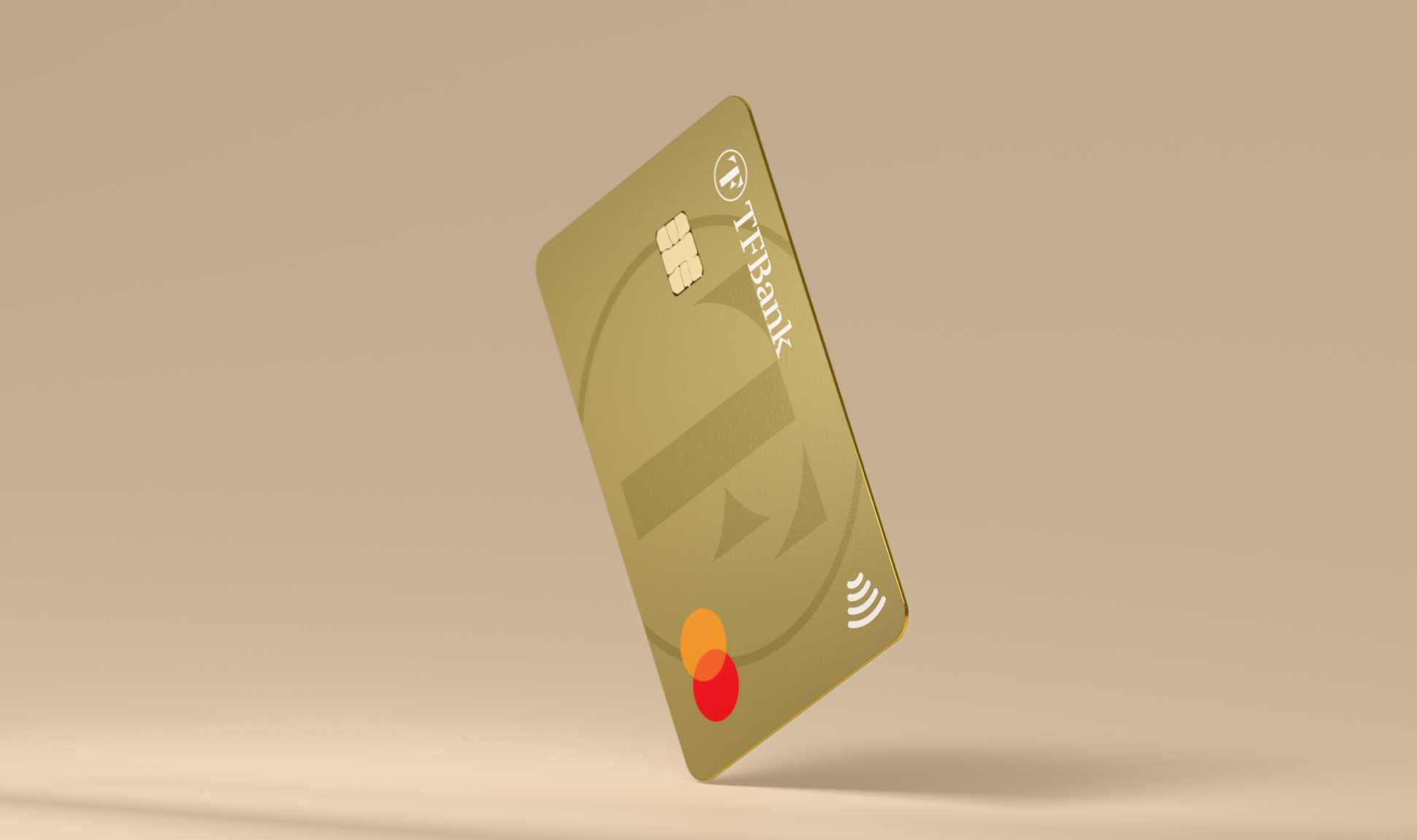 Goldene Kreditkarte (Mastercard) Im Spotlight
