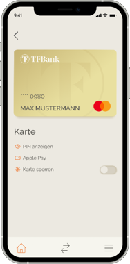 Karte sperren